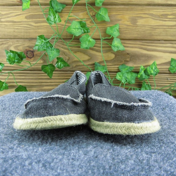 Faded Glory Memory Foam Women Flat Shoes Gray‎ Fabric Slip On Size 6 Medium - Picture 2 of 10